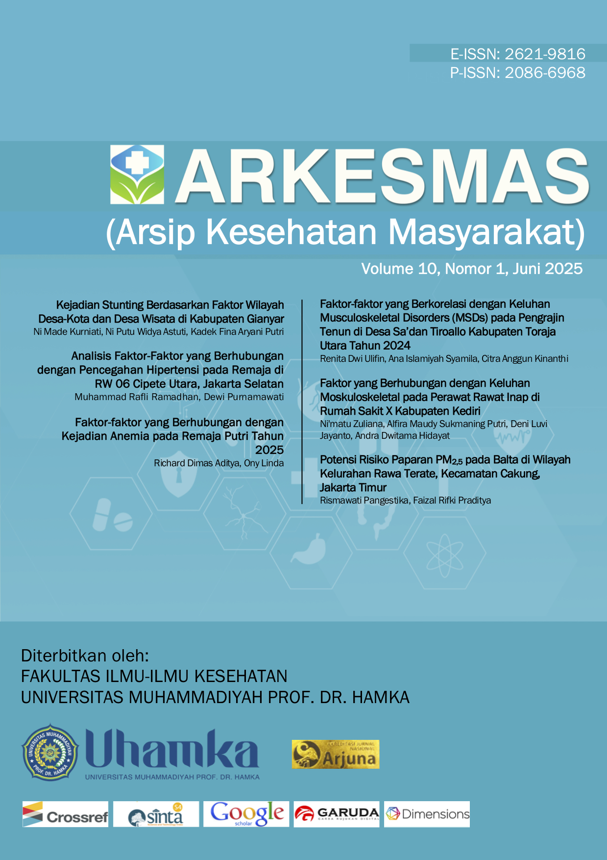 					View Vol. 10 No. 1 (2025)
				